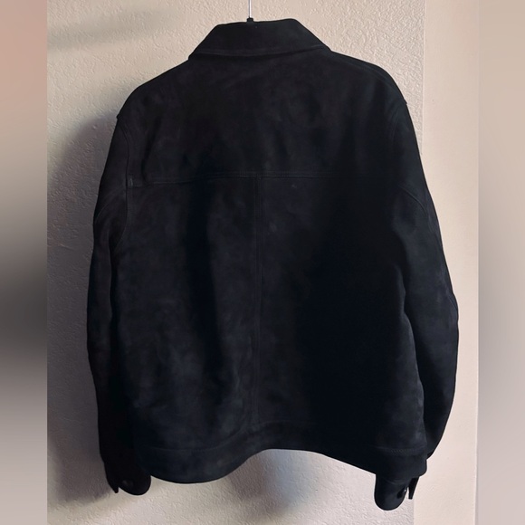 H&M NWOT Slim Fit Jacket In Soft Suede With A Fitted Silhouette. - Picture 9 of 11